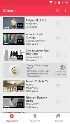 Stream: Free music for YouTube android App screenshot 8